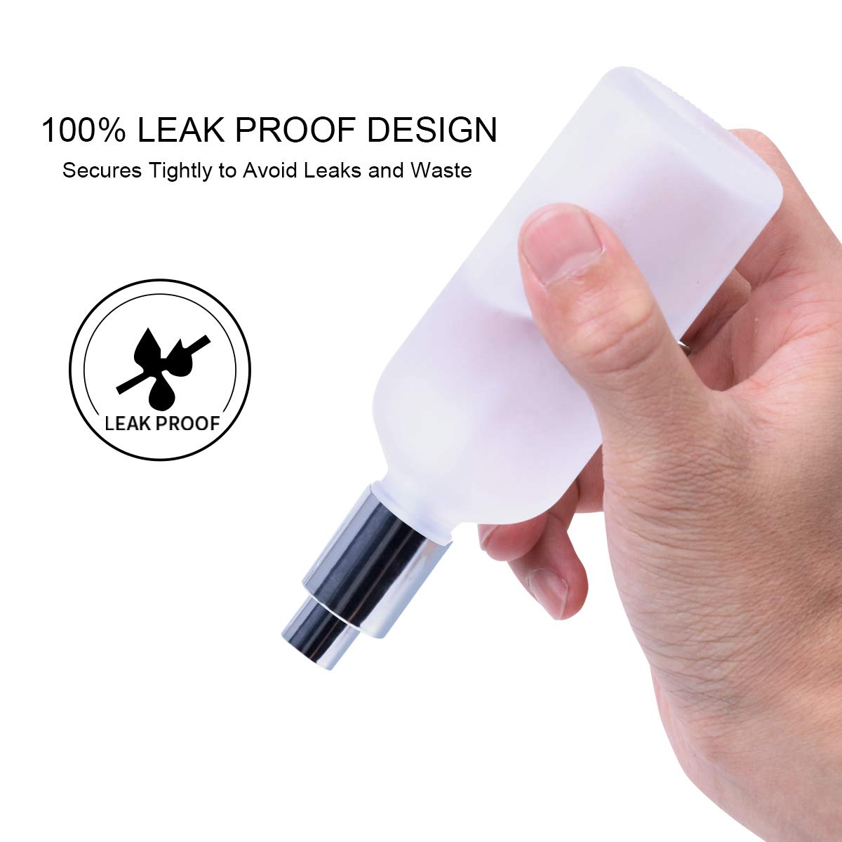 2-Pack 3.4oz Frosted Glass Spr - Misting Bottle Fine recensione e prezzo