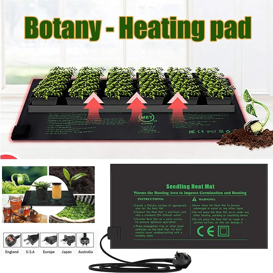 4 Sizes 220V EU Plug Seedling  - Heat Mat Seedling recensione e prezzo
