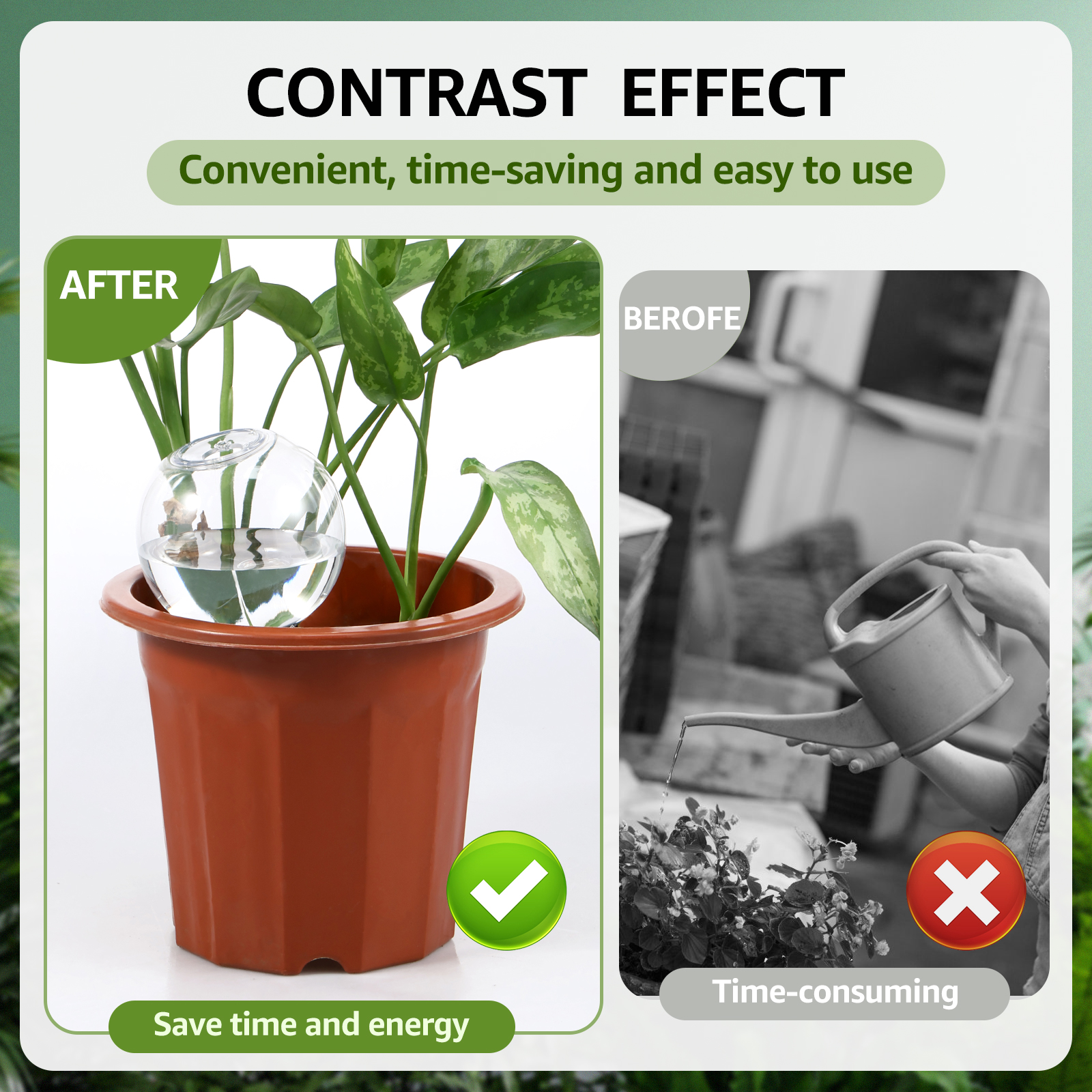 2/4Pcs 500ML Automatic Drip Ir - Self Watering Insert recensione e prezzo