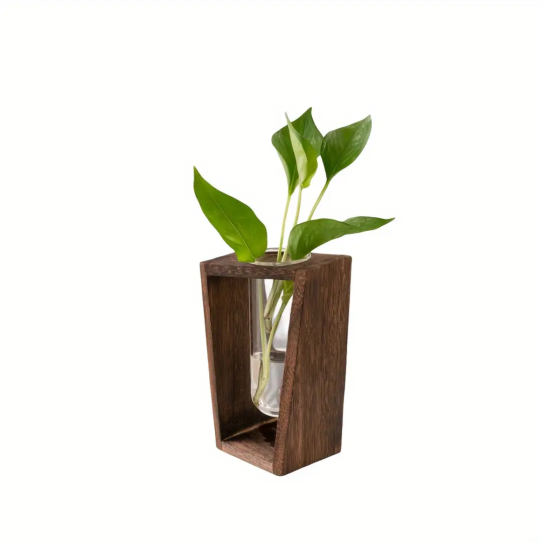 Modern Wood Propagation Vase - - Propagation Station Vase recensione e prezzo