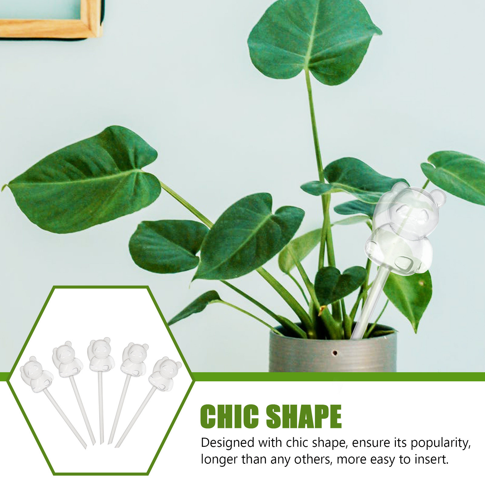5Pcs Automatic Flower Watering - Self Watering Insert recensione e prezzo
