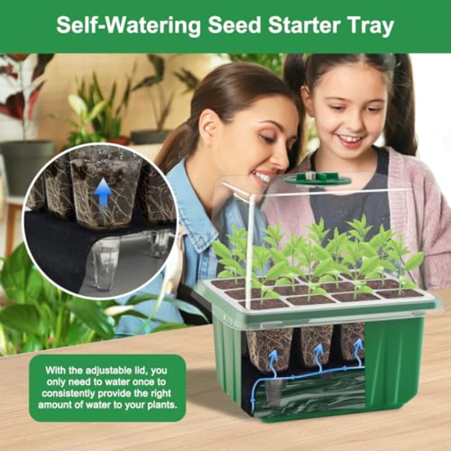 Seed Starter Tray with Light 6 - Humidity Dome Kit recensione e prezzo