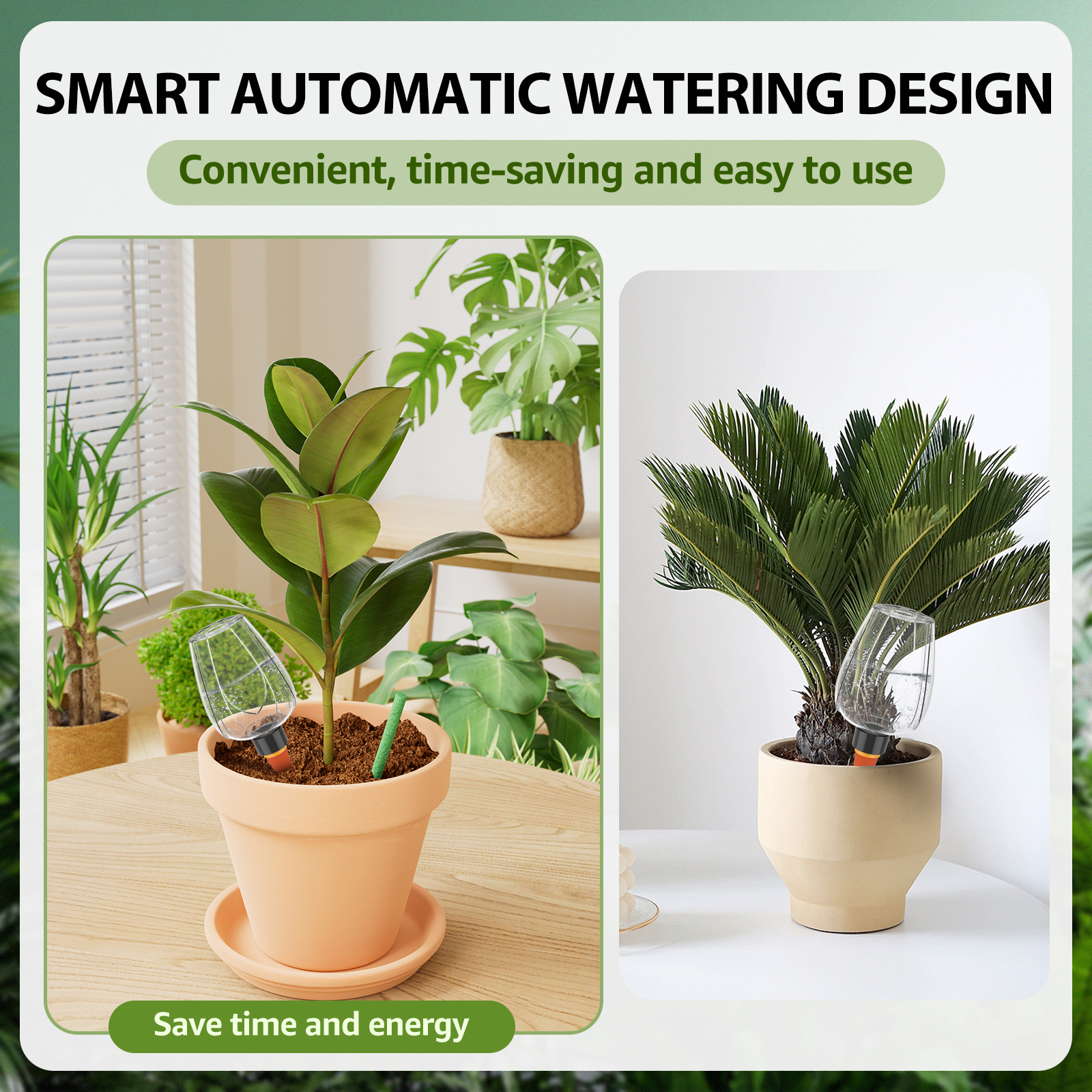 4Pcs Plant Watering Globe Clea - Self Watering Insert recensione e prezzo