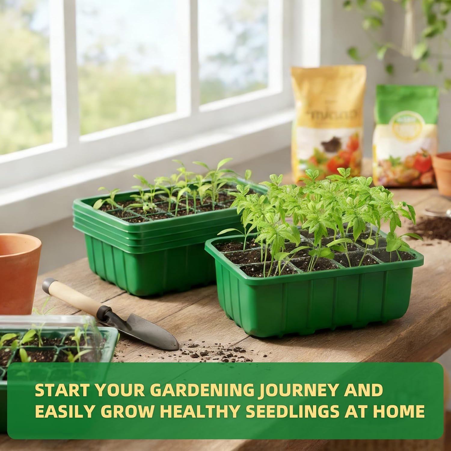 5-Pack Seed Starter Tray Kit w - Humidity Dome Kit recensione e prezzo