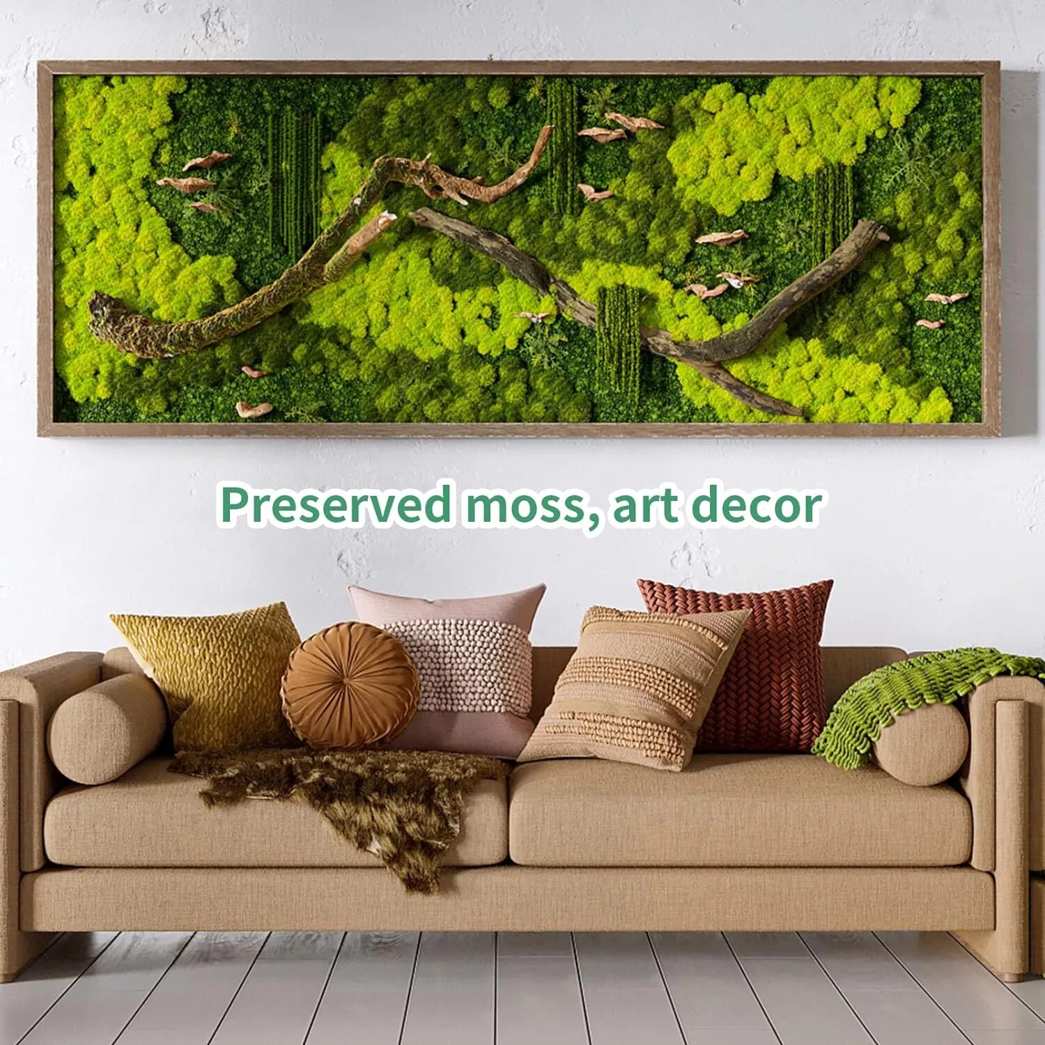 Artificial Green Plants Eterna - Sphagnum Moss Dry recensione e prezzo