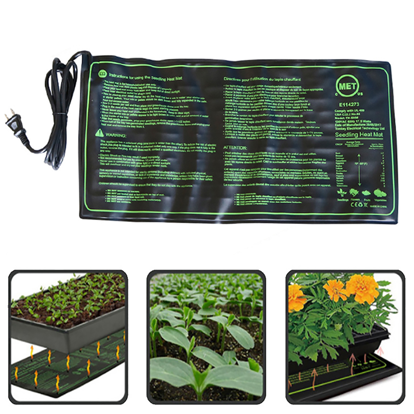 110/120/220/230V Seedling Heat - Heat Mat Seedling recensione e prezzo
