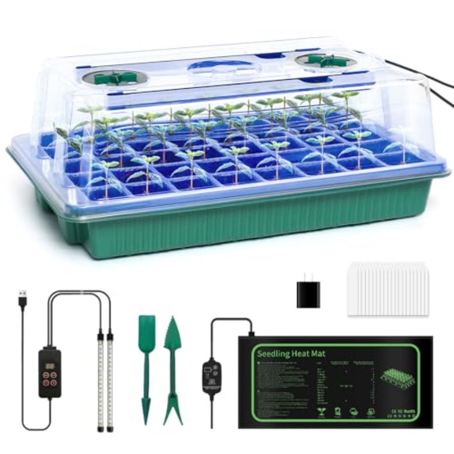 Seed Starter Kit with Grow Lig - Humidity Dome Kit recensione e prezzo