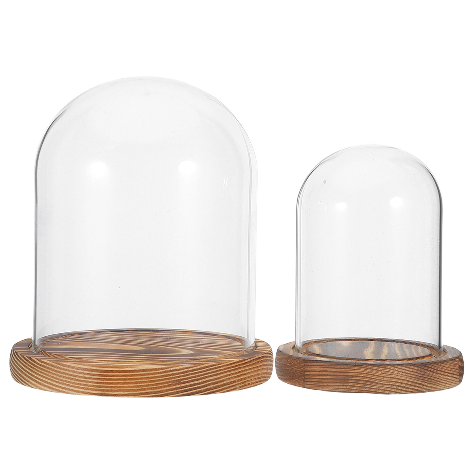 2Sets Clear Glass Display Dome - Plastic Dome Clear recensione e prezzo