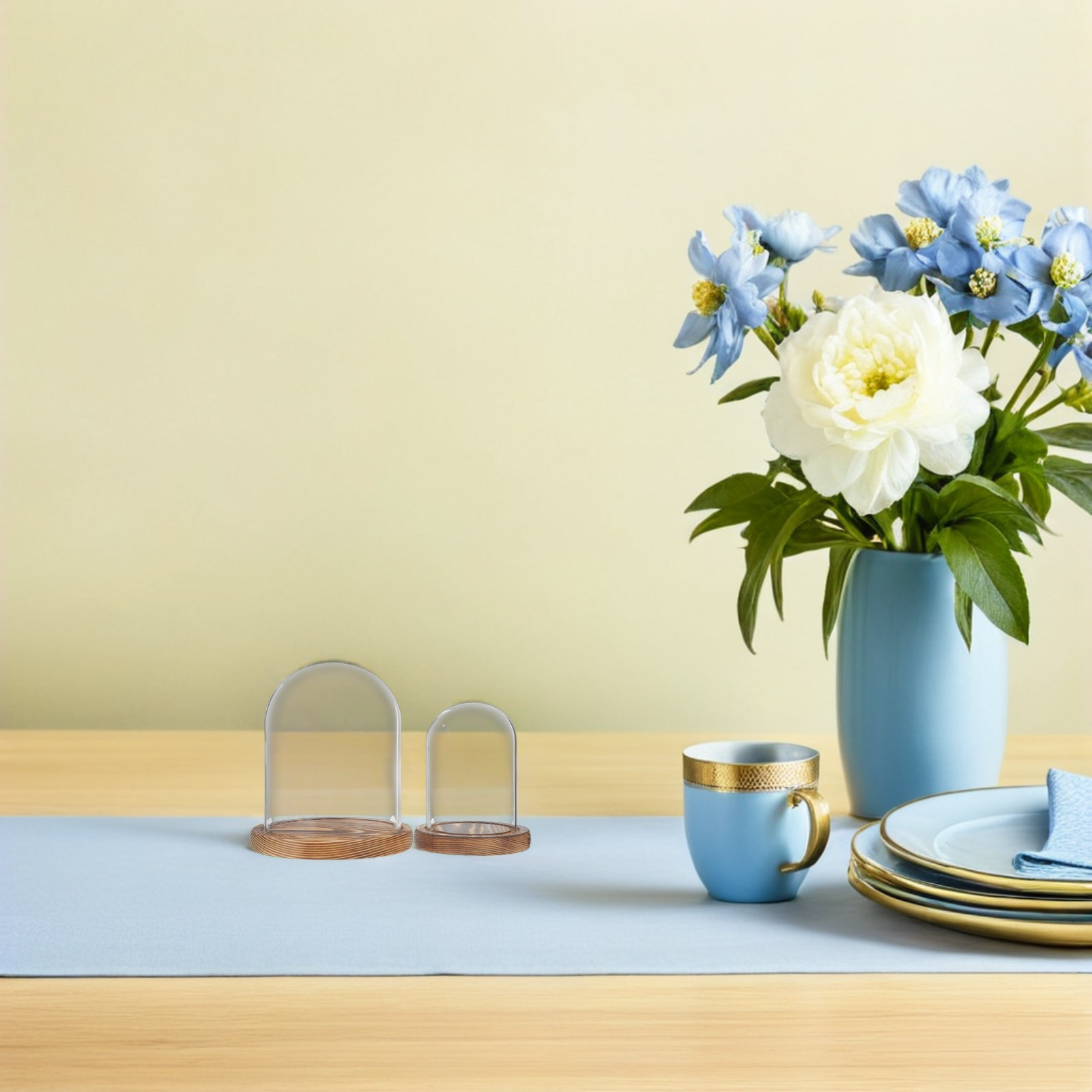 2Sets Clear Glass Display Dome - Plastic Dome Clear recensione e prezzo