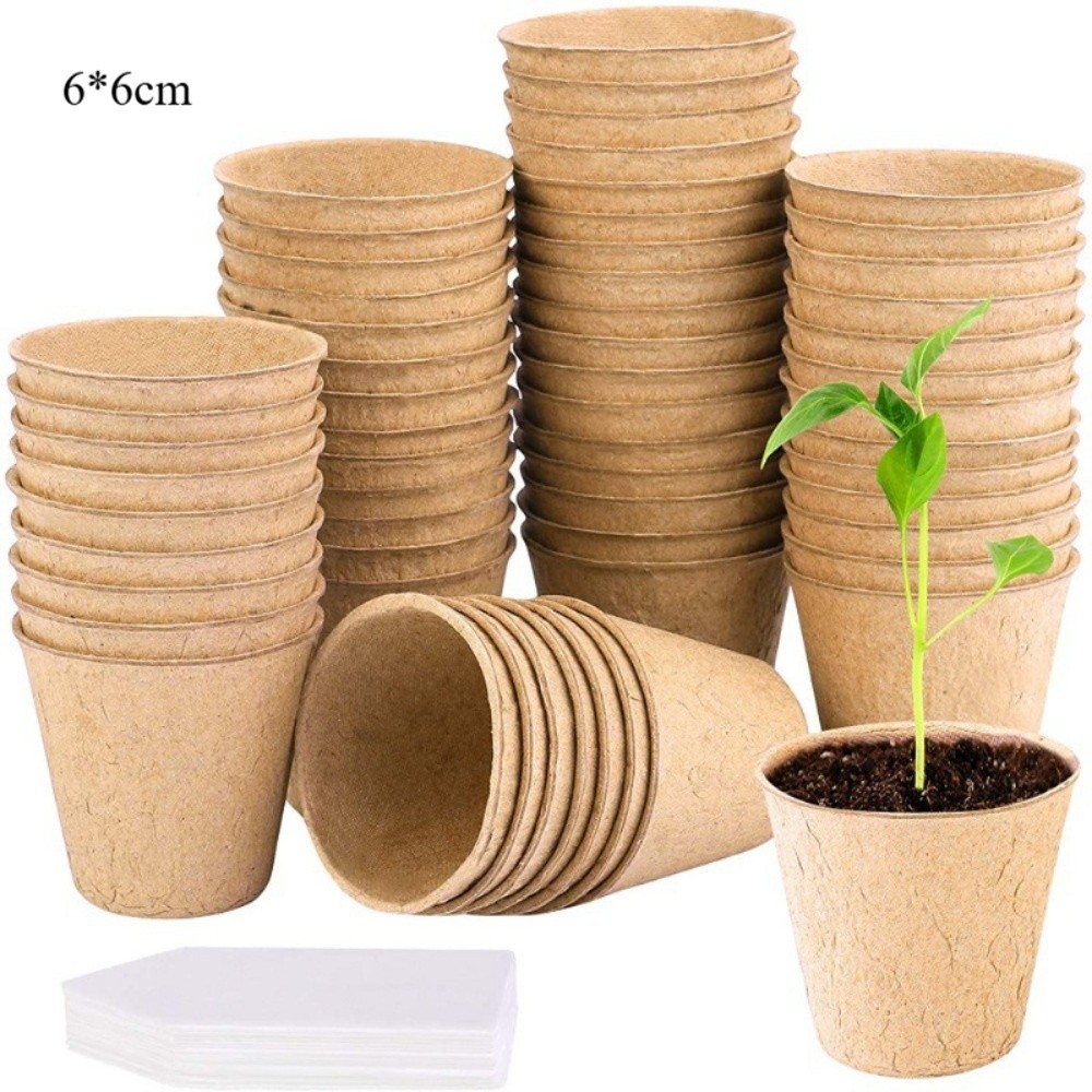 50PCS Biodegradable Plant Star - Peat Pellet Tray recensione e prezzo