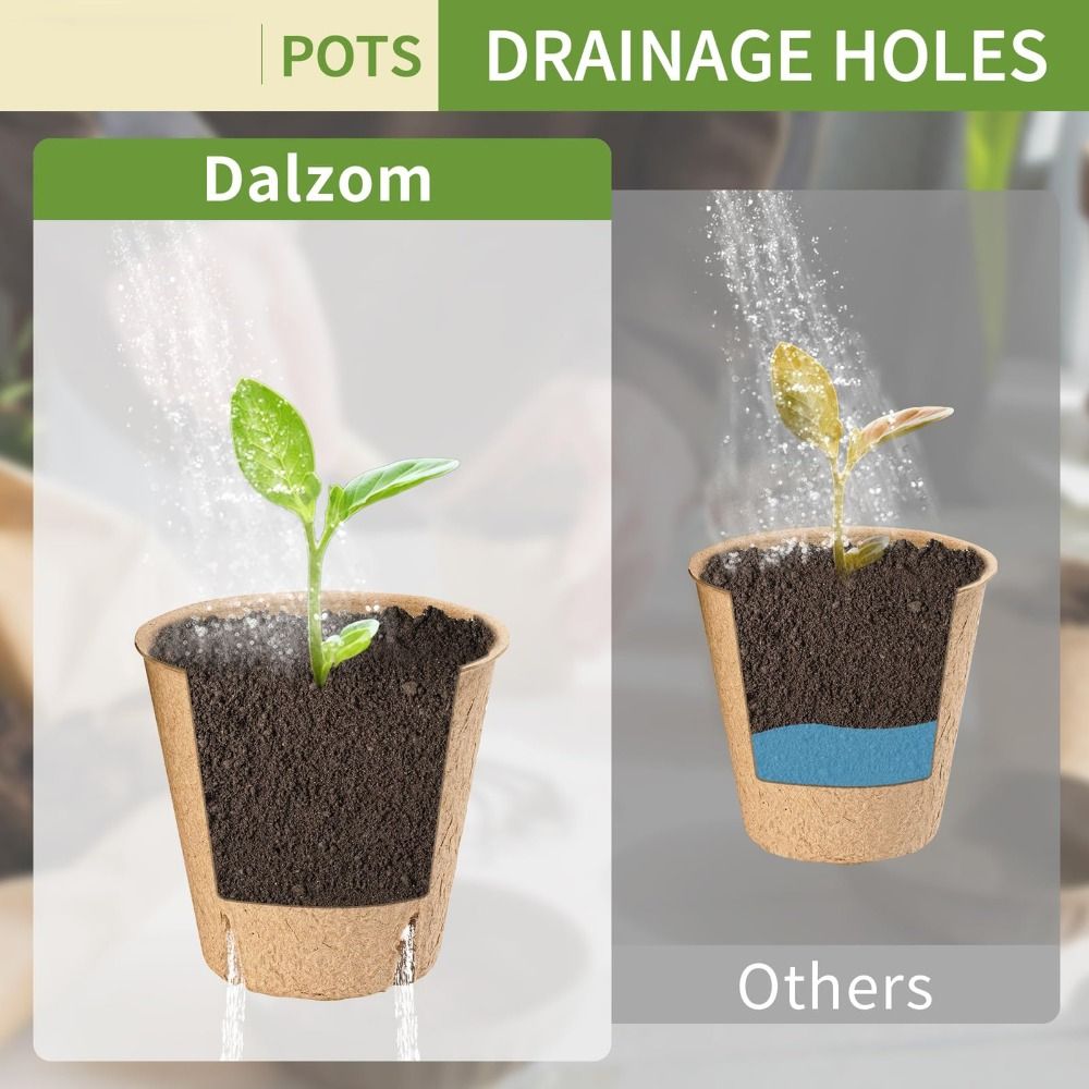 50PCS Biodegradable Plant Star - Peat Pellet Tray recensione e prezzo
