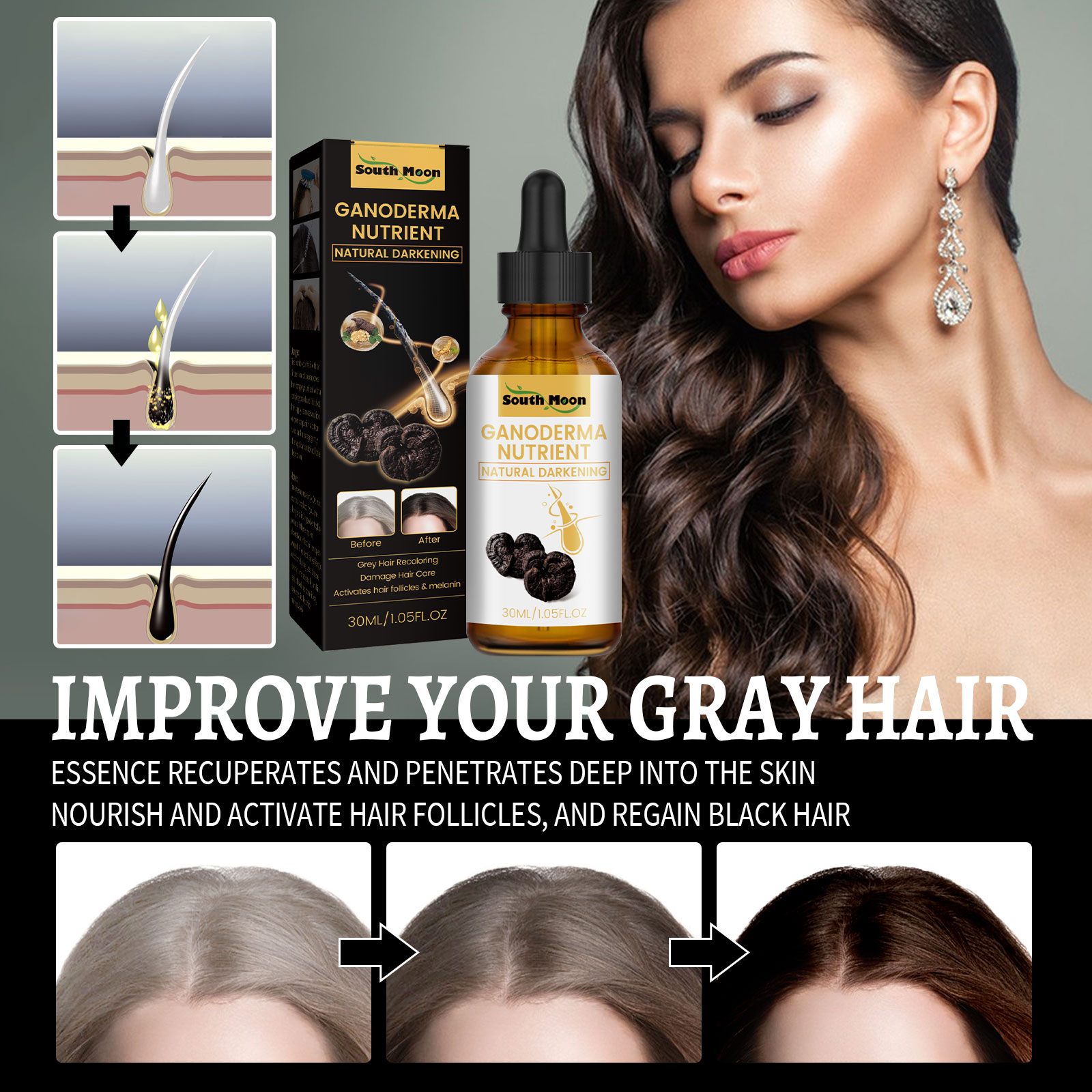 Black Ganoderma Lucidum Hair L - Root Stimulator Liquid recensione e prezzo