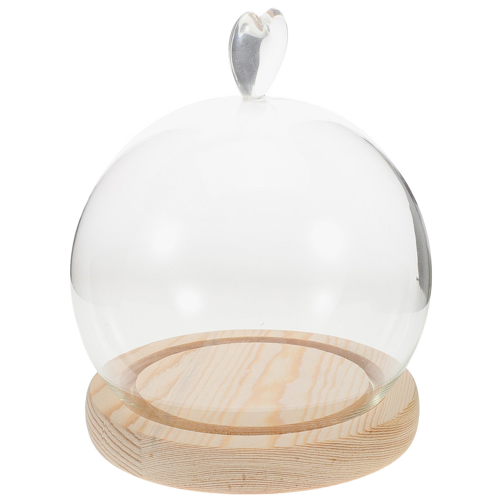1Set Glass Dome Cloche Heart S - Plastic Dome Clear recensione e prezzo