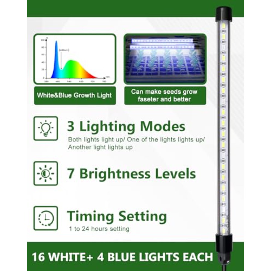 Seed Starter Kit with Grow Lig - Humidity Dome Kit recensione e prezzo