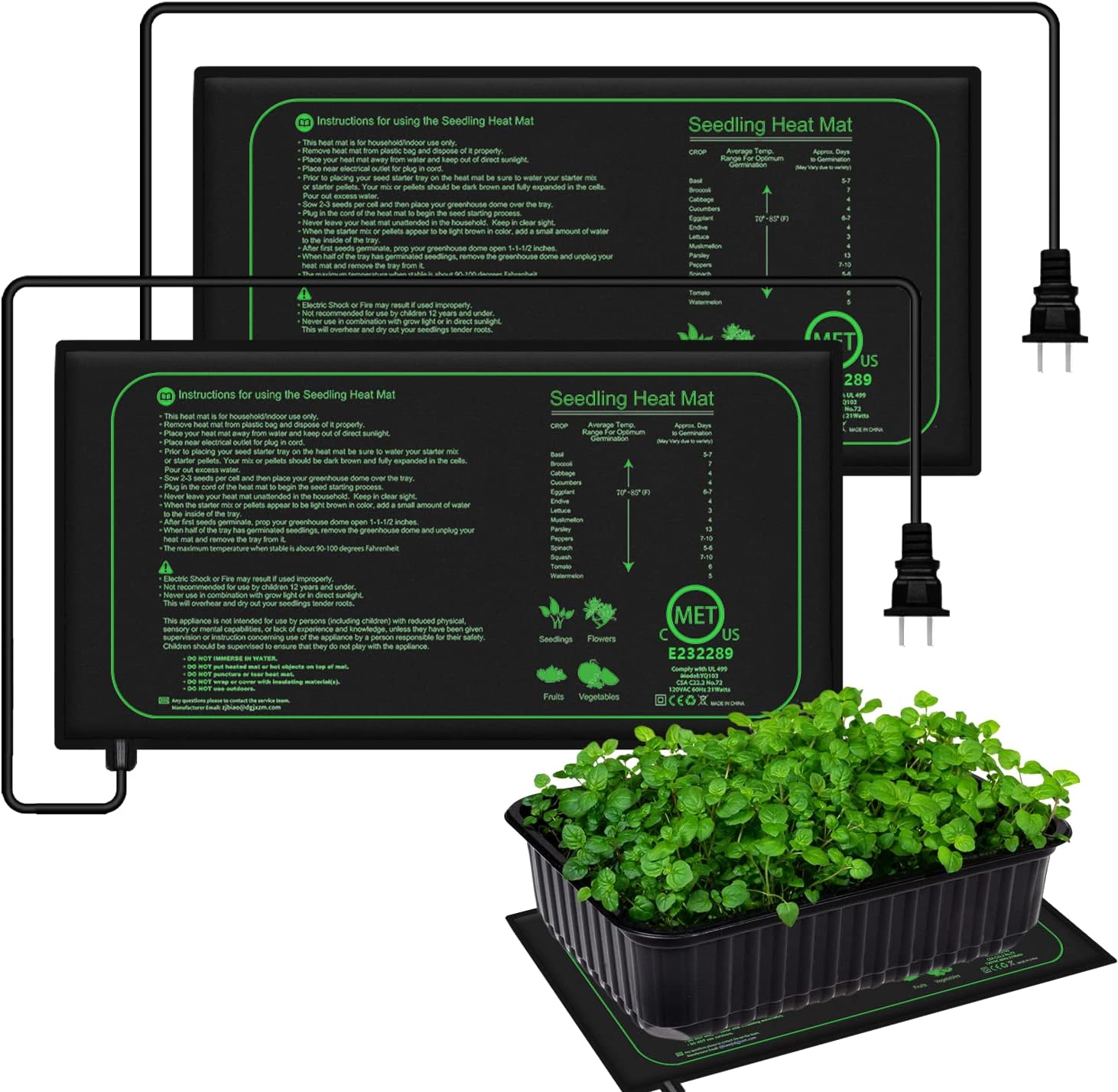 10/25/50CM Seedling Heat Mat I - Heat Mat Seedling recensione e prezzo