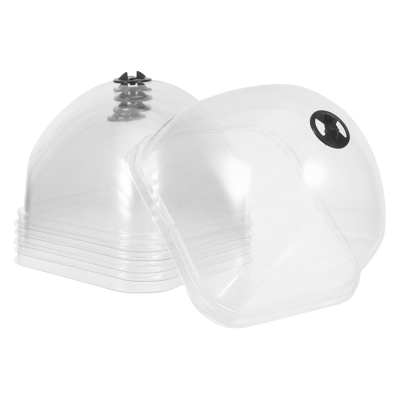 6Pcs Plant Cover Humidity Dome - Plastic Dome Clear recensione e prezzo