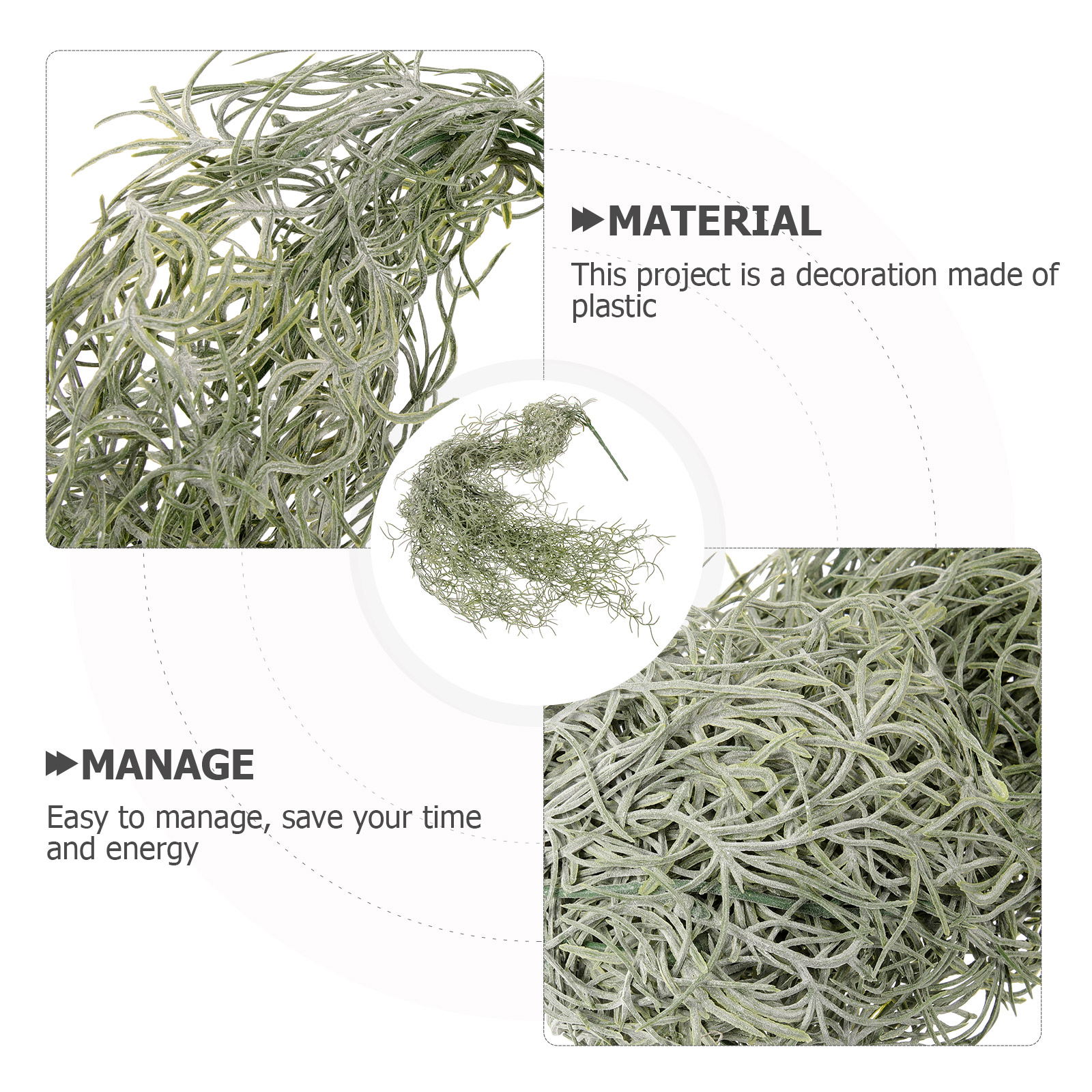 Hanging Decor Artificial Dried - Sphagnum Moss Dry recensione e prezzo