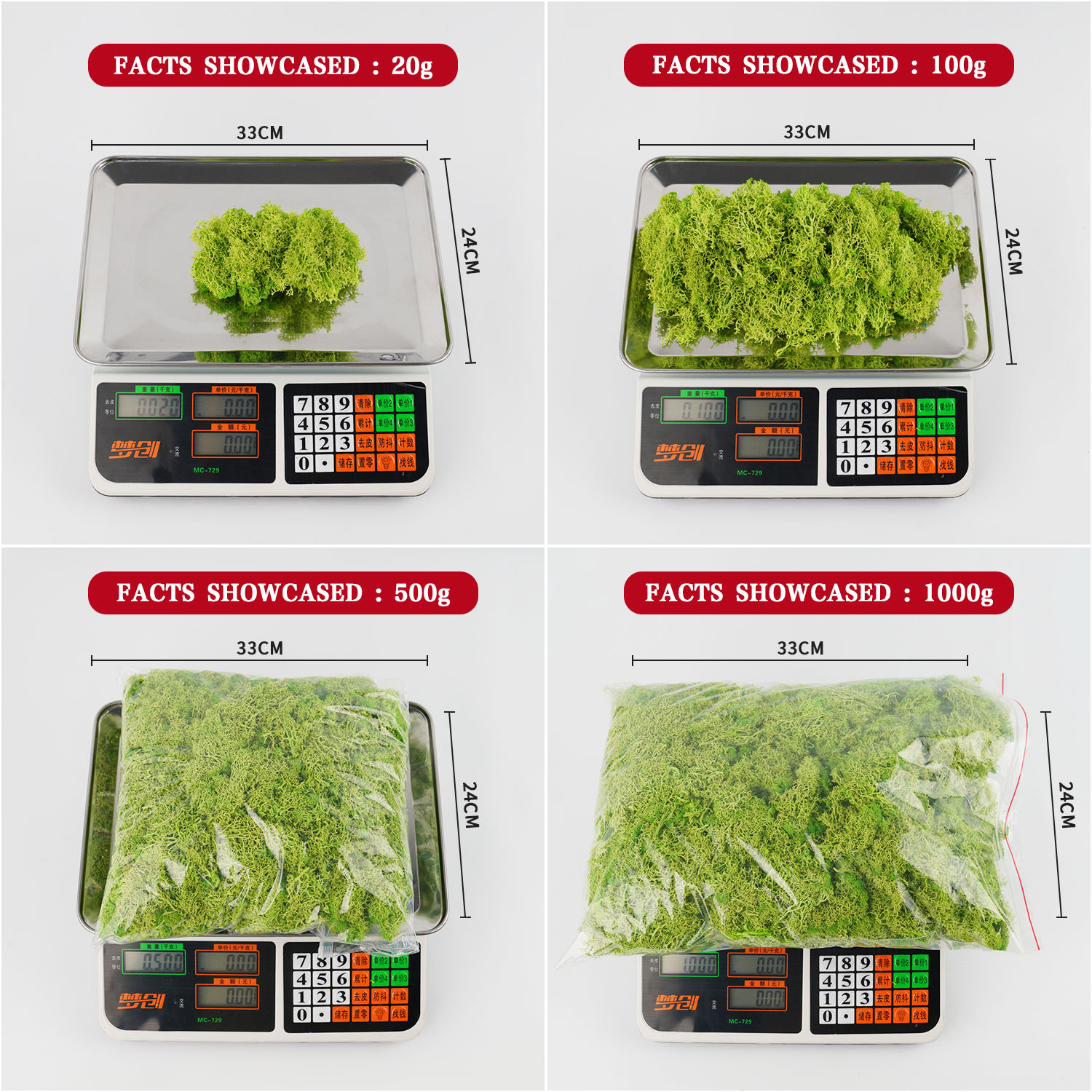 200g Artificial Green Plants M - Sphagnum Moss Dry recensione e prezzo