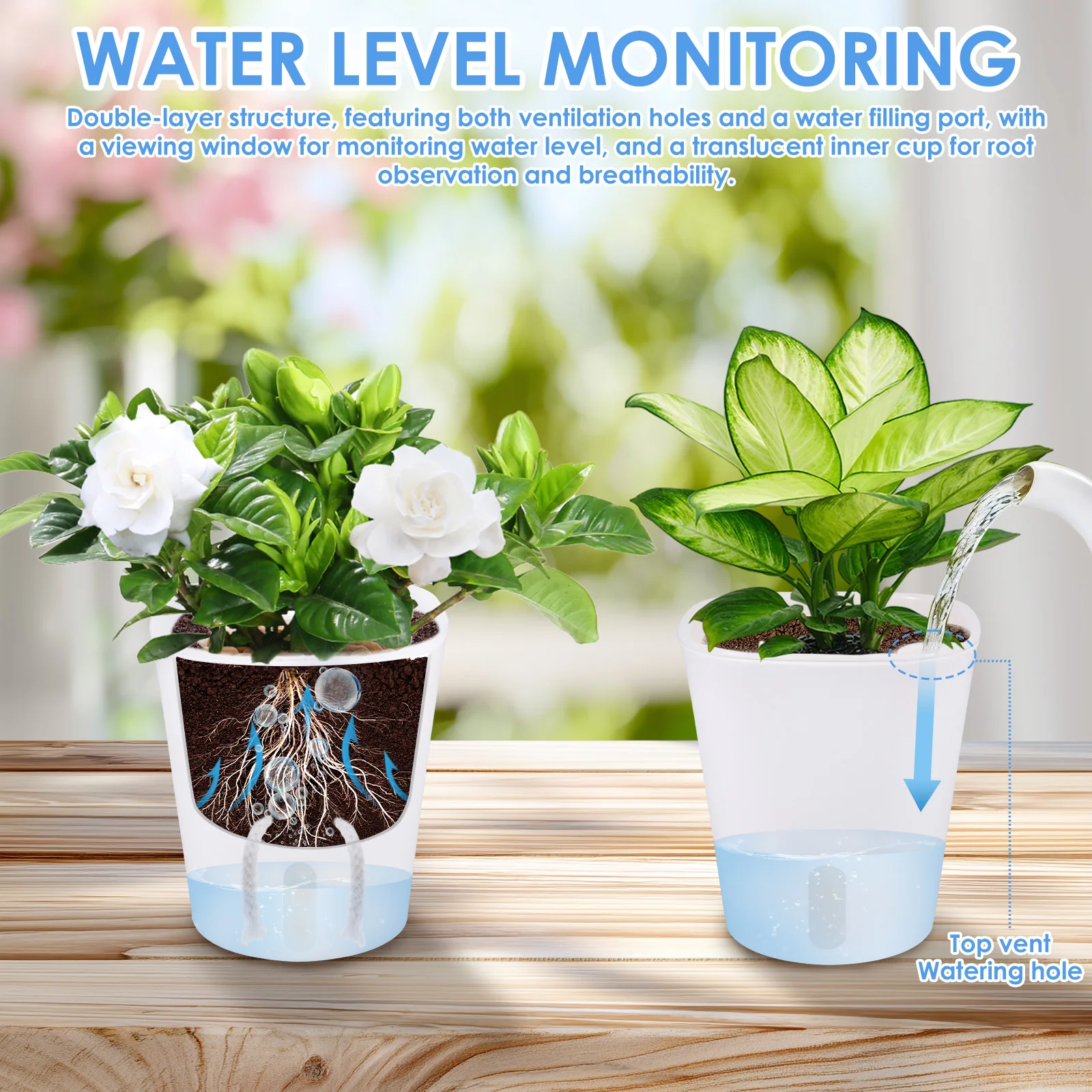 10 Pcs Self Watering Planter L - Self Watering Insert recensione e prezzo