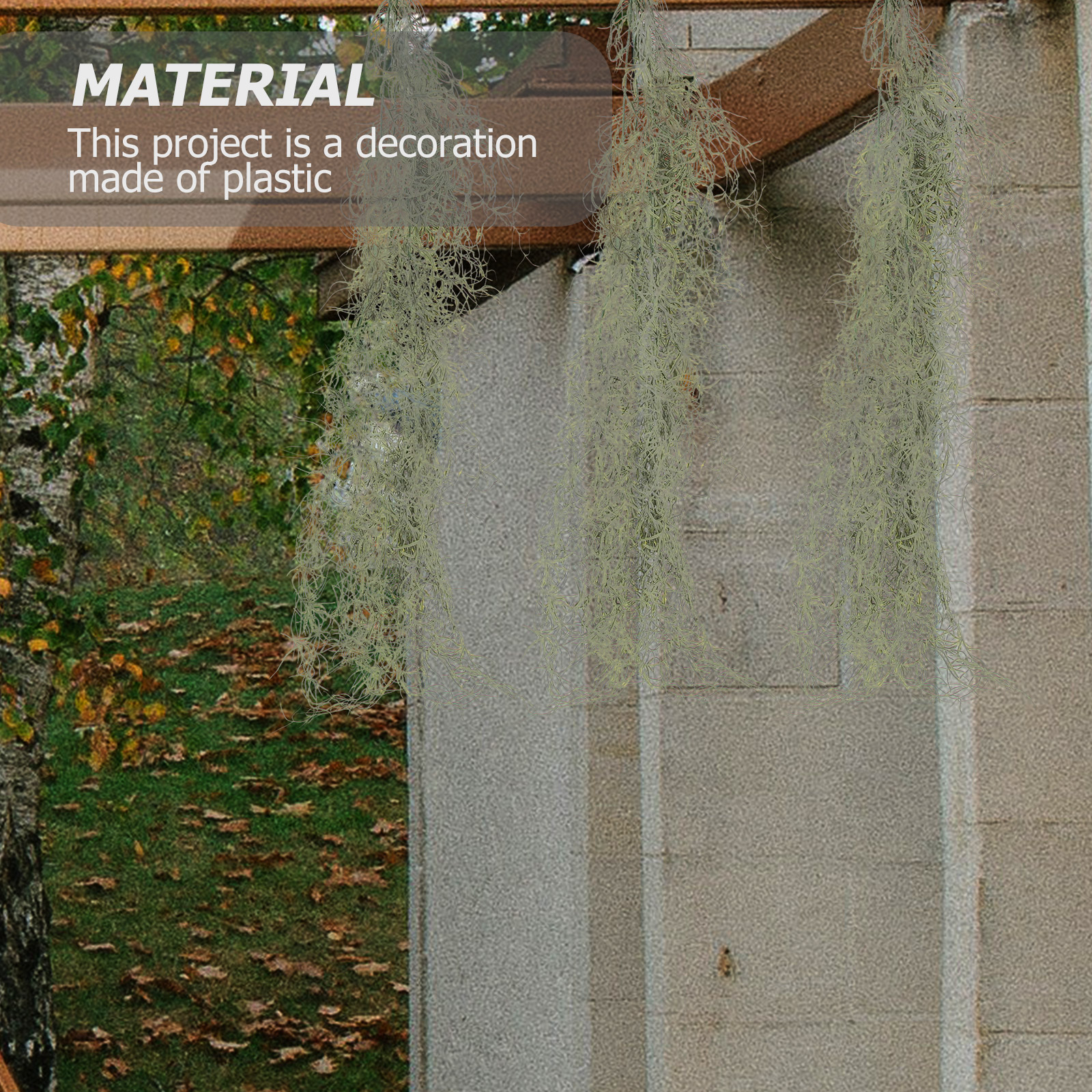 Hanging Moss Decor Artificial  - Sphagnum Moss Dry recensione e prezzo