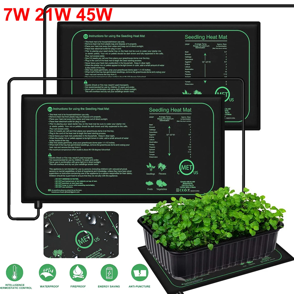10/25/50CM Seedling Heat Mat I - Rooting Gel Clone recensione e prezzo