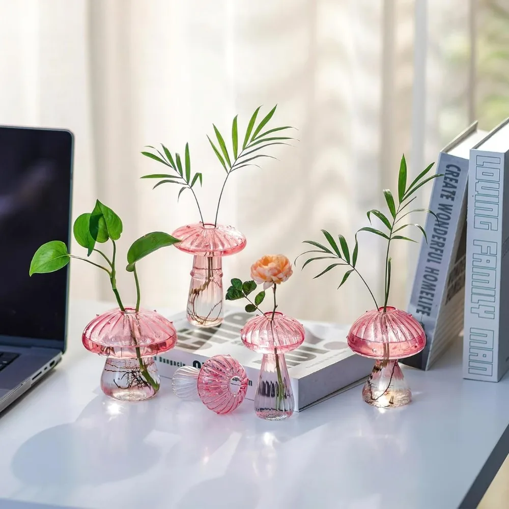 Mushroom‑Design Fluted Glass P - Propagation Station Vase recensione e prezzo