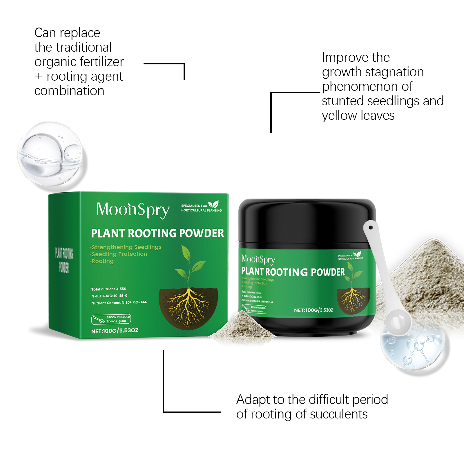 100g Plant Rooting Powder for  - Rooting Hormone Powder recensione e prezzo