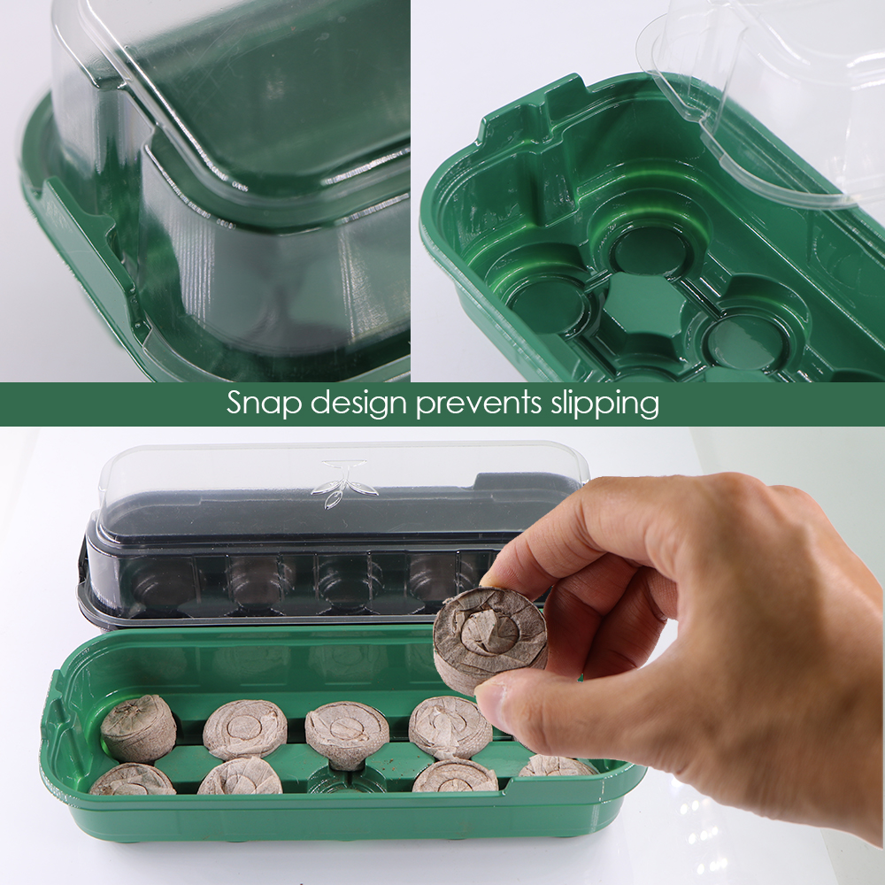 10 Cells Seedling Trays Germin - Peat Pellet Tray recensione e prezzo