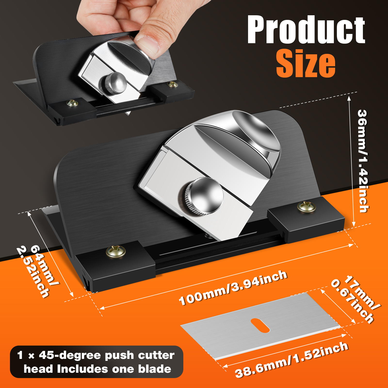 Retractable Mat Cutter 45° Bev - Cutting Board Foam recensione e prezzo